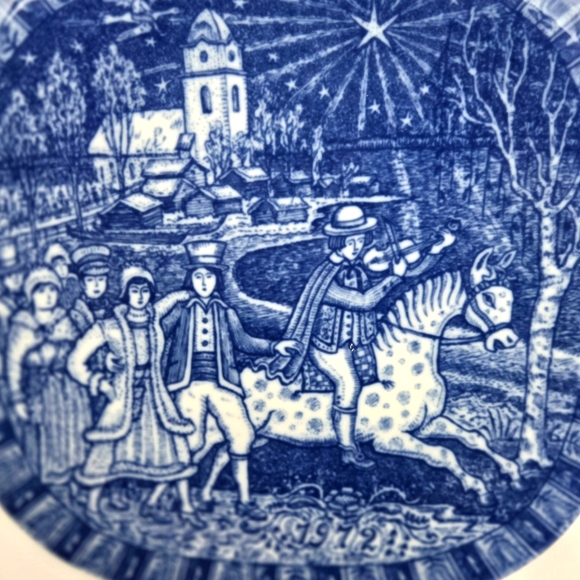 Rorstrand Julen 1972 Limited edition. Collector's Plate of Art Pottery, Sweden - Picture 5 of 7